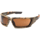 Venture Gear Brevard Safety Glasses w/Bronze Anti-Fog Lens, Camo, VGSCM1018DTB