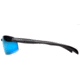 Venture Gear Waverton Safety Glasses w/Ice Blue Mirror Lens, Black, VGSB1165DB
