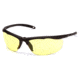 Venture Gear Zumbro Shooting Glasses, Yellow Anti-Fog Lens with, Bronze Frame VGSBR230T