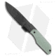 Vero Engineering Mini Synapse Folding Knife, 2.87in, Bohler M390 Stainless Steel, Drop Point Blade, G-10, Black/Jade Handle, Black/Jade/Black Gray, 6.60 inch, BHQ-177925