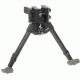Versa-Pod 300 Series Ski-Type Feet Pan-Tilt Bipod, 9-12in, Black, 350-928