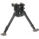 Versa-Pod 300 Series Ski-Type Feet Pan-Tilt Bipod, 9-12in, Black, 350-928