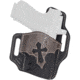 Versacarry Guardian Holster - Arc Angel Design - Owb - Black Base / Vintage Grey Patch, Size 4, Black, UGA4BLK-G