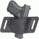 Versacarry Rapid Slide S1 OWB Ambidextrous Holster, Size 2, Black, AOWBBK2