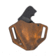 Versacarry Revolver Holster - OWB - Brown Base/Black Patch - Left Hand - Sp101/S&amp;W J Frame/Ruger Lcr, REV201L