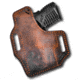 VersaCarry Underground Premium Guardian OWB Holster, Formula 1, Water Buffalo Leather, Black/Distressed Brown, Subcompact UGF3BRN