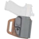 Versacarry V-Slide Molded Polymer OWB Belt Holster, Glock 43, Right Hand, Distressed Brown, VSL211G43