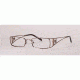 Versace VE 1111 Eyeglasses Styles Brown Frame w/Non-Rx 49 mm Diameter Lenses, 1013-4917