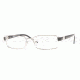 Versace VE 1120 Eyeglasses Styles Silver Frame w/Non-Rx 52 mm Diameter Lenses, 1000-5216