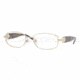 Versace VE 1149 Eyeglasses Styles - Platinum Frame w/Non-Rx 51 mm Diameter Lenses, 1221-5117