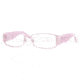 Versace VE 1153B Eyeglasses Styles Pink Frame w/Non-Rx 51 mm Diameter Lenses, 1056-5116
