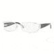 Versace VE 1179 Eyeglasses Styles -  Silver Frame w/Non-Rx 50 mm Diameter Lenses, 1000-5017