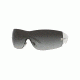 Versace VE2054 Single Vision Prescription Sunglasses VE2054-10008G-41 - Lens Diameter 141 mm, Lens Diameter 41 mm, Frame Color Silver