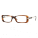 Versace VE 3122 Eyeglasses Styles -  Havana Frame w/Non-Rx 52 mm Diameter Lenses, 163-5216
