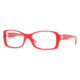 Versace VE 3137 Eyeglasses Styles -  Striped Red Frame w/Non-Rx 52 mm Diameter Lenses, 882-5216
