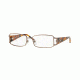 Versace VE1163M Single Vision Prescription Eyeglasses 1013-50 - Dark Copper Frame