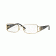 Versace VE1163M Single Vision Prescription Eyeglasses 1252-52 - Pale Gold Frame