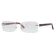 Versace VE1194 Progressive Prescription Eyeglasses 1000-5217 - Silver Frame