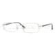 Versace VE1204 Single Vision Prescription Eyeglasses 1000-5217 - Silver Frame