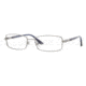 Versace VE1204 Single Vision Prescription Eyeglasses 1001-5417 - Gunmetal Frame