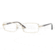 Versace VE1204 Single Vision Prescription Eyeglasses 1252-5217 - Pale Gold Frame