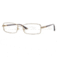 Versace VE1204 Single Vision Prescription Eyeglasses 1325-5217 - Matte Brass Frame
