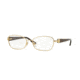Versace VE1210BM Single Vision Prescription Eyeglasses 1002-52 - Gold Frame
