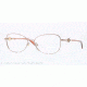 Versace VE1214 Single Vision Prescription Eyeglasses 1013-52 - Copper Frame, Demo Lens Lenses