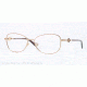 Versace VE1214 Single Vision Prescription Eyeglasses 1304-52 - Brown Frame, Demo Lens Lenses