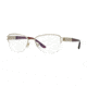 Versace VE1220B Single Vision Prescription Eyeglasses 1252-52 - Pale Gold Frame