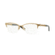 Versace VE1228 Bifocal Prescription Eyeglasses 1352-53 - Brushed Gold Frame