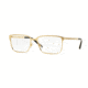 Versace VE1232 Progressive Prescription Eyeglasses 1002-56 - Gold Frame