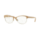 Versace VE1233Q Eyeglass Frames 1367-53 - Beige/silver Frame