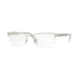 Versace VE1241 Single Vision Prescription Eyeglasses 1000-54 - Silver Frame