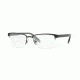 Versace VE1241 Single Vision Prescription Eyeglasses 1261-54 - Matte Black Frame