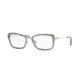 Versace VE1243 Progressive Prescription Eyeglasses 1399-52 - Pale Gold/grey Transparent Frame