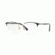 Versace VE1247 Eyeglass Frames 1252-52 - Black/pale Gold Frame