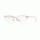 Versace VE1247 Eyeglass Frames 1407-52 - Matte Pink/pale Gold Frame