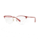 Versace VE1247 Eyeglass Frames 1408-52 - Red/pale Gold Frame
