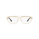 Versace VE1257 Bifocal Prescription Eyeglasses, 55mm, Matte Gold, VE1257-1410-55-BI