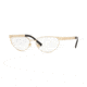 Versace VE1260 Bifocal Prescription Eyeglasses, 52mm, Gold, VE1260-1002-52-BI