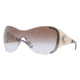 Versace VE2135B Sunglasses 125268-0138 - Pale Gold Frame, Brown Gradient Lenses