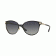 Versace VE2168 Bifocal Prescription Sunglasses, 57mm, Black/pale Gold, VE2168-1377T3-57-BI