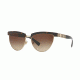 Versace VE2169 Sunglasses 125213-56 - Havana/pale Gold Frame, Brown Gradient Lenses