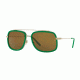 Versace VE2173 Single Vision Prescription Sunglasses VE2173-139073-60 - Lens Diameter 60 mm, Frame Color Pale Gold Green