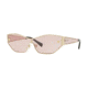 Versace VE2205 Sunglasses 1252/5-67 - Pale Gold Frame, Pink Lenses