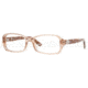 Versace VE3146B Progressive Prescription Eyeglasses 772-5116 - Brown Transparent 