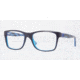 Versace VE3151 Single Vision Prescription Eyeglasses 904-5218 - Blue / Transparent Blue Frame