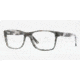 Versace VE3151 Single Vision Prescription Eyeglasses 939-5218 - Striped Gray Demo Lens Frame