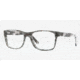 Versace VE3151 Single Vision Prescription Eyeglasses 939-5218 - Striped Gray Demo Lens Frame